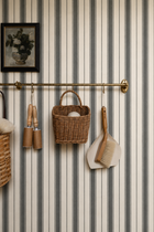 Eliott Linen Stripe Wallpaper