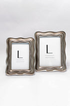 Silver Wavy Frames - Set of 2