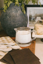 Glass Milk Pitcher
