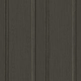 Faux Wood Panel Charcoal Wallpaper
