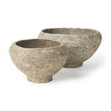 Sonu Paper Mache Half-Pot Bowls - Set of 2