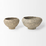 Sonu Paper Mache Half-Pot Bowls - Set of 2