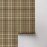 Tailor Cafe Plaid Wallpaper