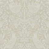 Tonal Bird Garden Neutral Wallpaper