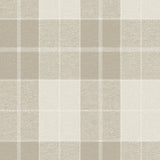 Altarinda Plaid Creme Wallpaper
