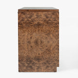 Wesley 6-Drawer Burl Dresser