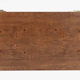 Wesley 6-Drawer Burl Dresser