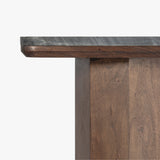 Hex Leg Marble Console Table