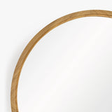 Buddy Round Oak Mirror