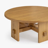 Saguaro Round Oak Coffee Table - 2 Sizes