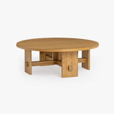 Saguaro Round Oak Coffee Table - 2 Sizes
