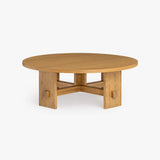 Saguaro Round Oak Coffee Table - 2 Sizes
