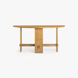 Saguaro Oak Demi-Lune Console