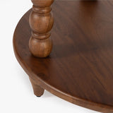 Spindle Round End Table