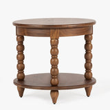 Spindle Round End Table