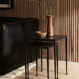 Dalston Nesting End Table Set - Rust