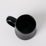 Dean Stoneware Coffee Mug - Matte Black - Set of 4