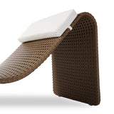 Paige Outdoor Woven Chaise - Natural Woven