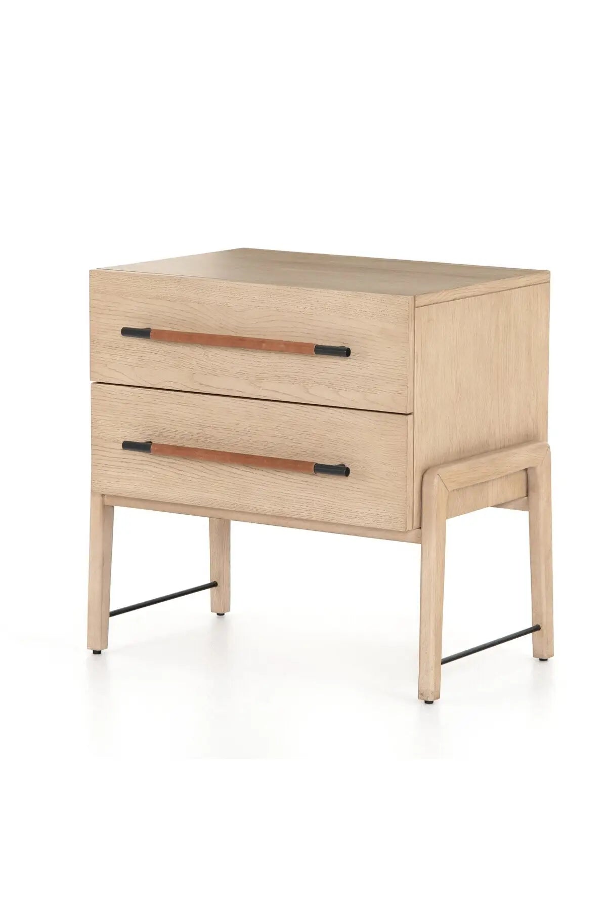 rosedale wooden oak nightstand