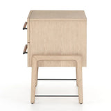 rosedale oak nightstand side view