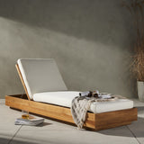 Kinta Outdoor Chaise Lounge - Cream