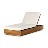 Kinta Outdoor Chaise Lounge - Cream