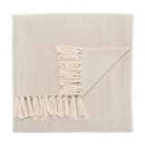 Seabreeze Throw Blanket - Cream
