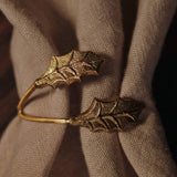 Holly Leaf Napkin Rings - Set of 4