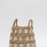 Kacey Mini Checkered Basket
