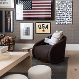 Rory Boucle Swivel Chair