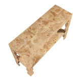 Vassa Burl Console Table