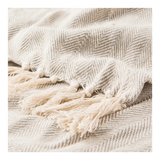 Seabreeze Throw Blanket - Cream