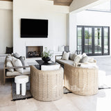 Delta Concrete Side Table