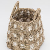 Kacey Mini Checkered Basket