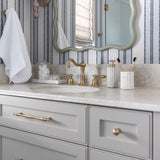 Blossom Scallop Toothbrush Holder - White