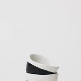 Dawson Pinch Bowl - Matte Black/White - Set of 4