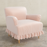 Elle Ruffle Slipcover Armchair