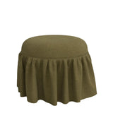 Eloise Ruffle Ottoman
