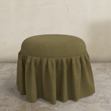 Eloise Ruffle Ottoman