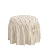 Eloise Ruffle Ottoman