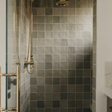 Vintage Wall Mount Rain Drop Shower System with Hand Shower