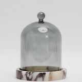 Glass Cloche with Stone Base