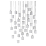 Dove 36-Light Round Multi-Drop Pendant