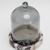 Glass Cloche with Stone Base