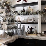 Beaded Garland - Mixed Metal - 6'