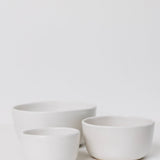Wallace Nesting Bowls - Matte White - Set of 3