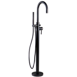 Concord Arched Freestanding Tub Faucet with Hand Shower
