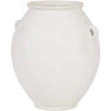 White Ceramic Stoneware Vase