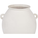 White Ceramic Stoneware Vase