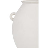 White Ceramic Stoneware Vase